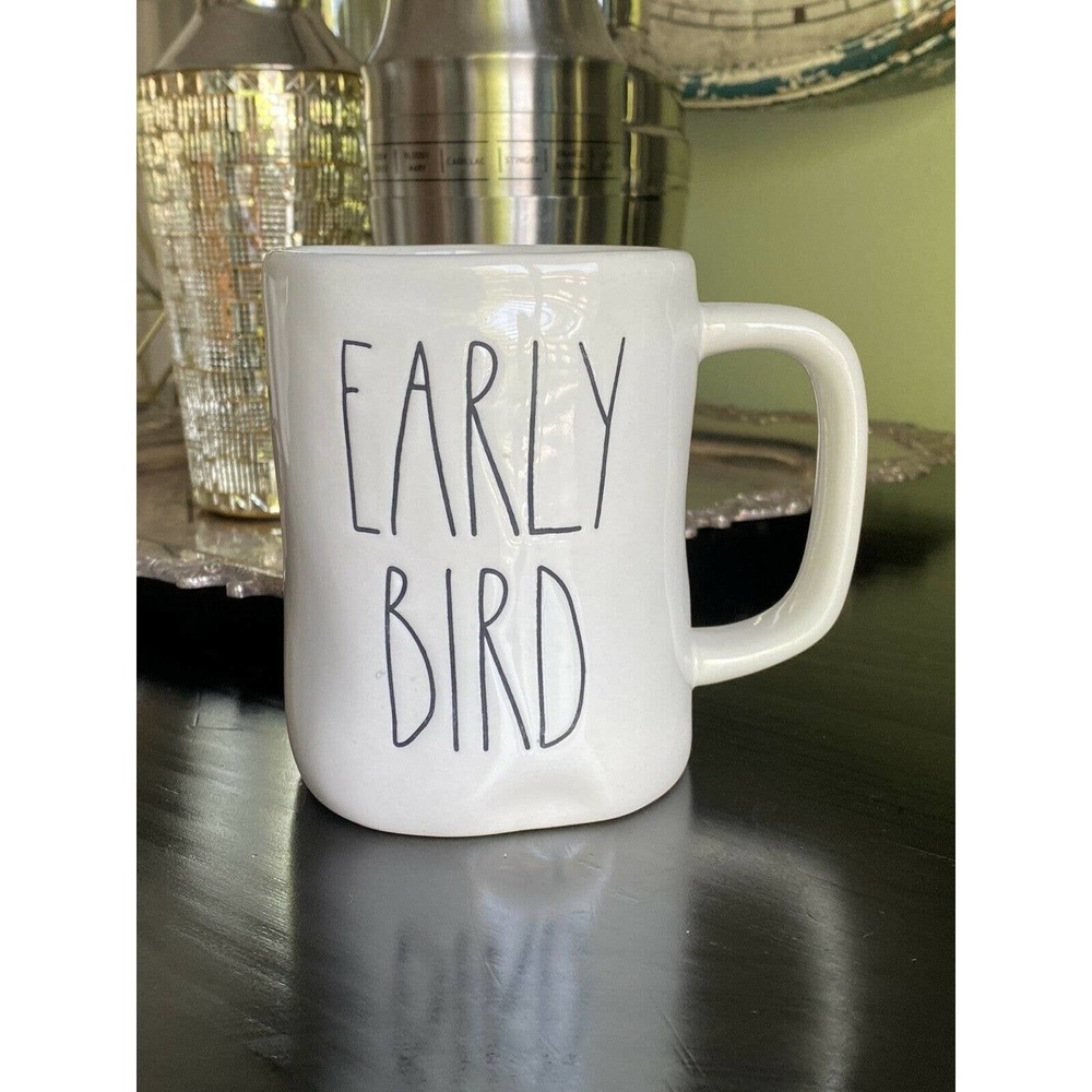 Rae Dunn Artisan Collection By Magenta Coffee Mug Farm House Style EARLY BIRD